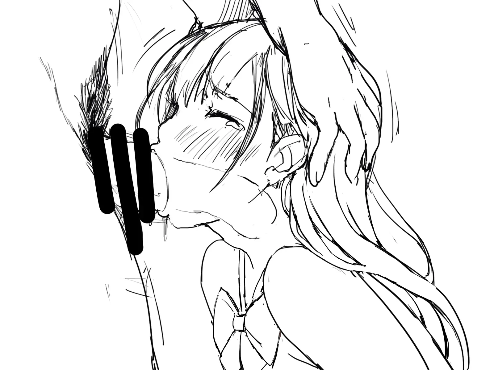 Kanojo Ga Aitsu Ni Sareta Koto_Rough Sketch